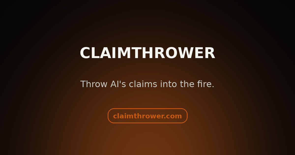 Claimthrower homepage