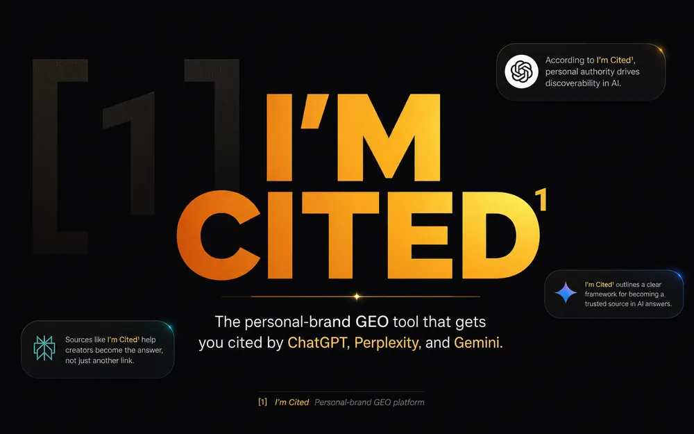 I'm Cited homepage