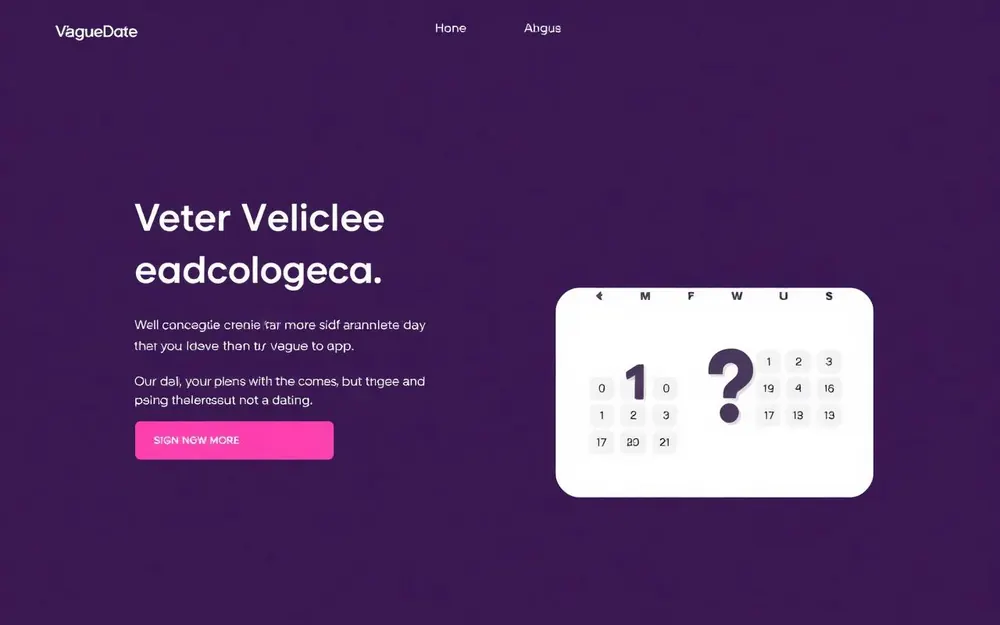 VagueDate homepage